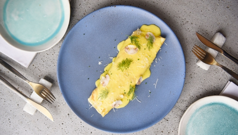 Otlu Beyaz Peynirli Omlet